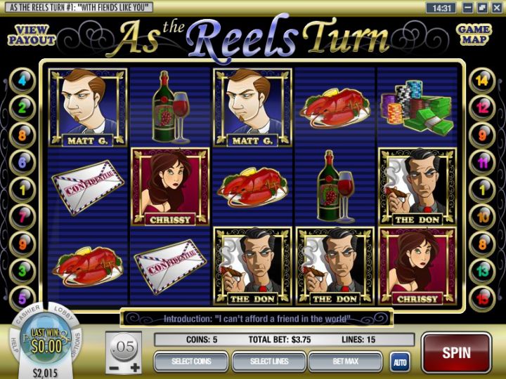 As the Reels Turn 1: With Friends Like You slot game screenshot