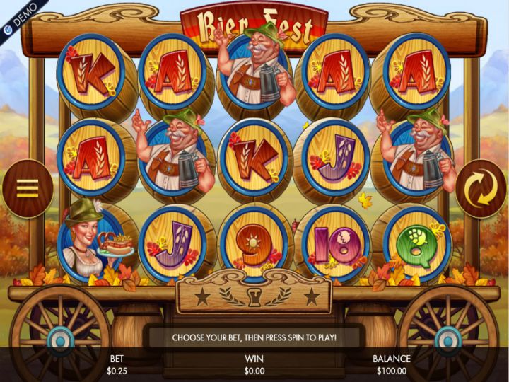 Bier Fest slot game screenshot