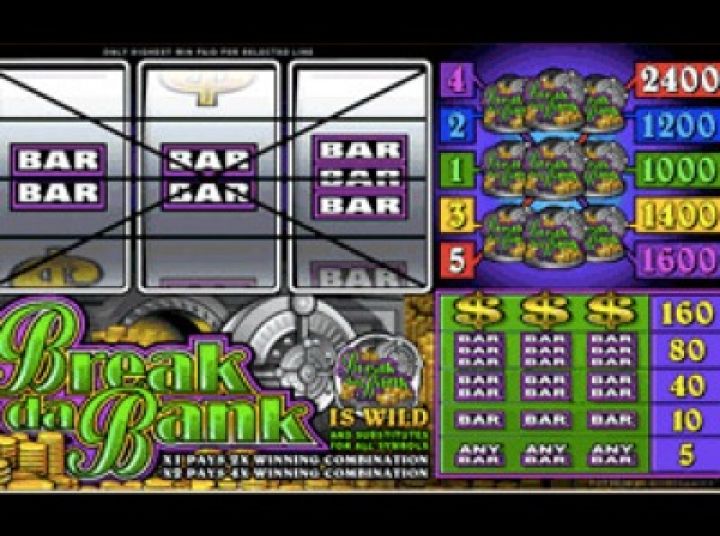 Break da Bank slot machine screenshot