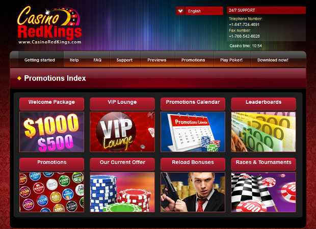 Casino RedKings screen