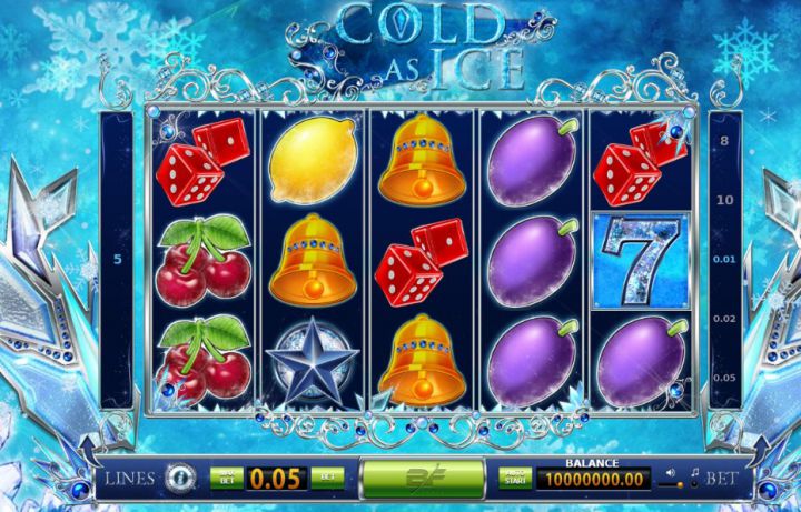 Cold as Ice slot machine screenshot