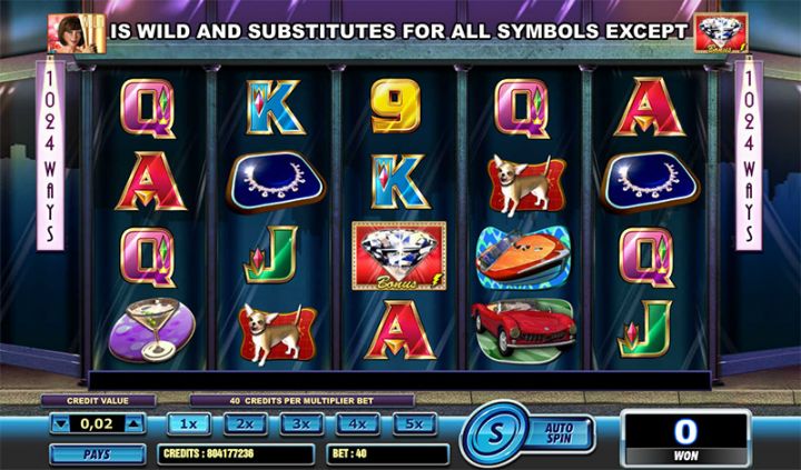 Diamond Tower slot game screenshot