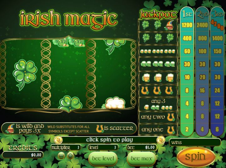 Irish Magic slot game screenshot