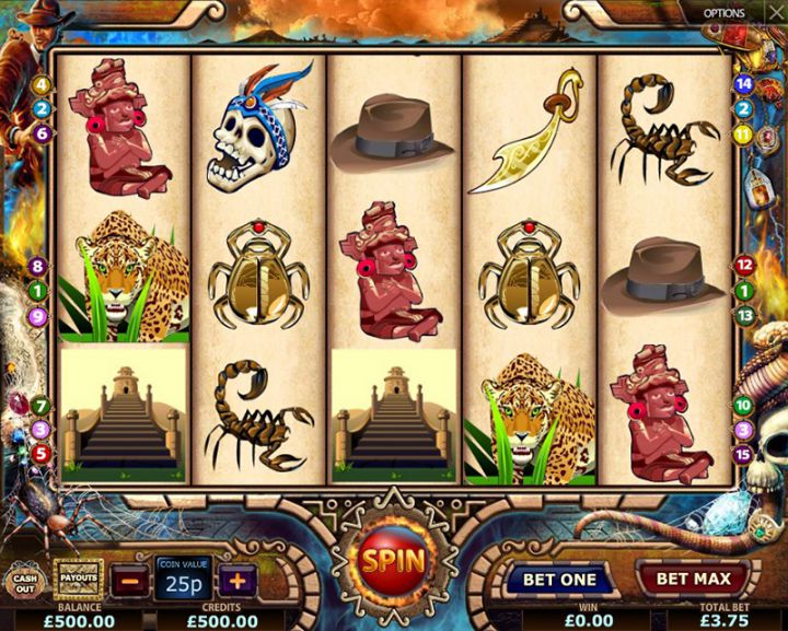 Lost Ruins Treasure slot machine screenshot