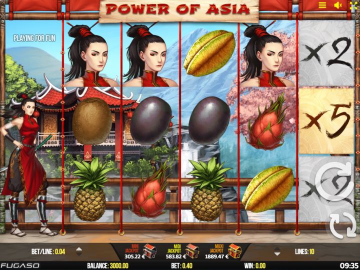 Power of Asia slot game screenshot