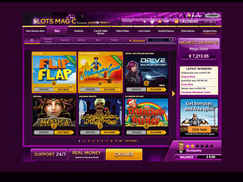 Slots Magic Casino screenshot