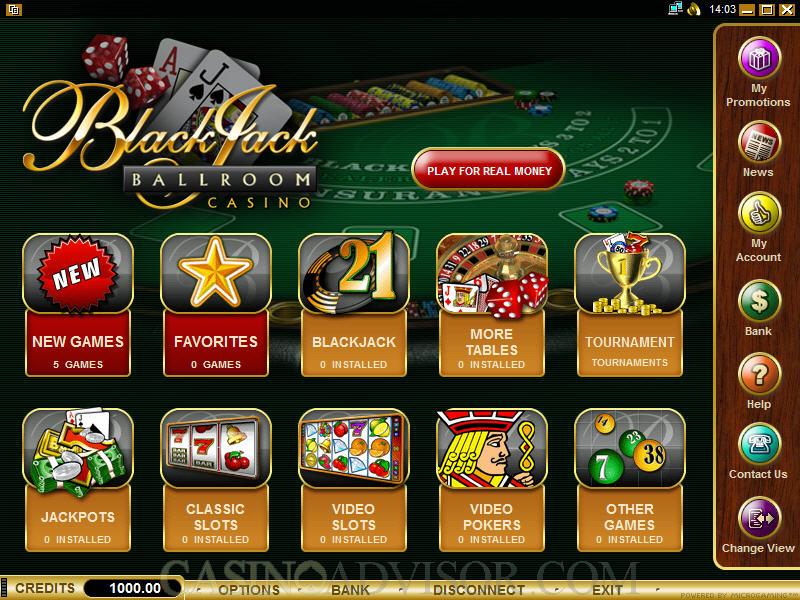 Blackjack Ballroom Casino screenshot