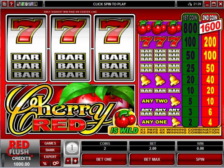 Cherry Red video slot game screenshot