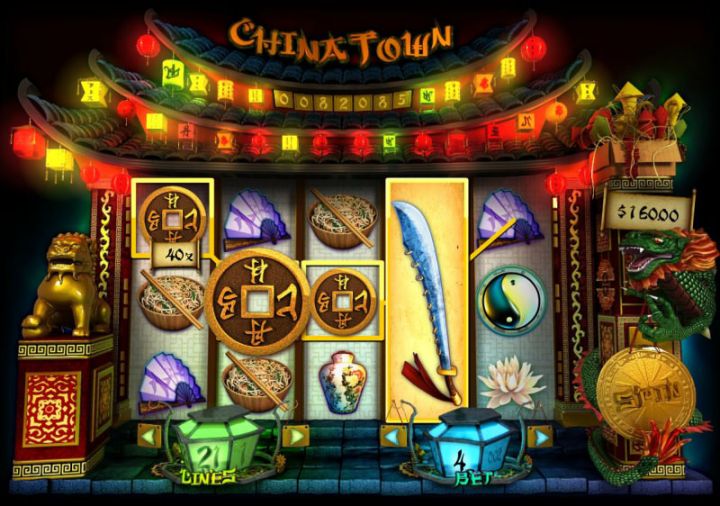 Chinatown slot machine screenshot