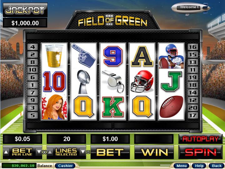 Field of Green video slot game screenshot