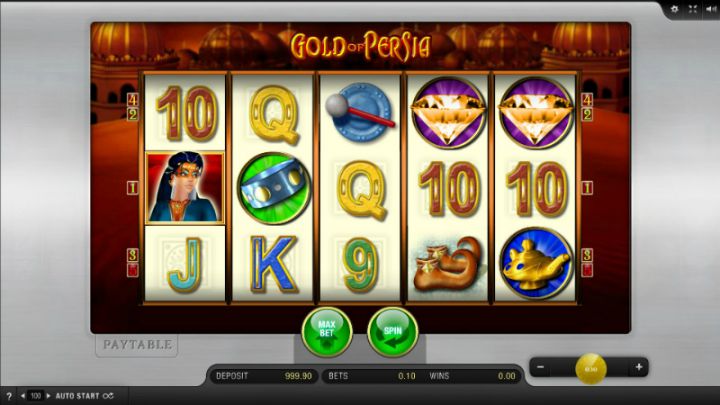 Gold of Persia slot machine screenshot