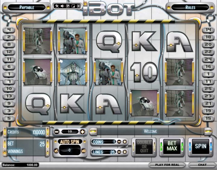 iBot video slot game screenshot