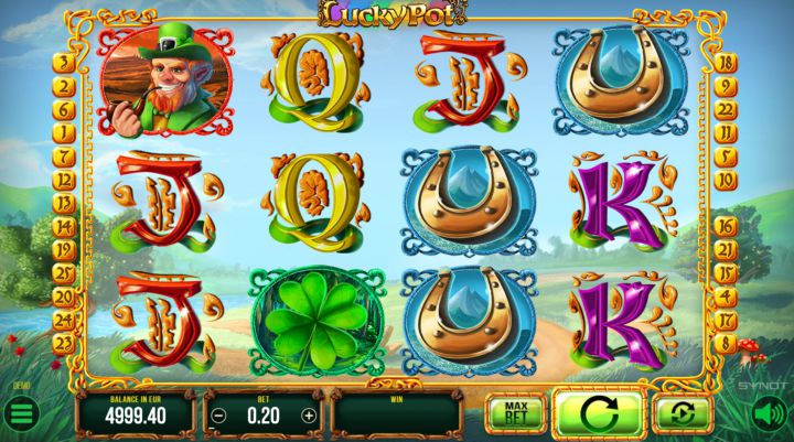 Lucky Pot slot game screenshot