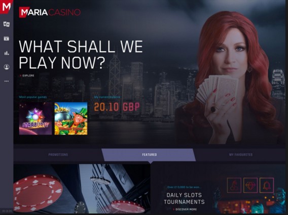 Maria Casino screen