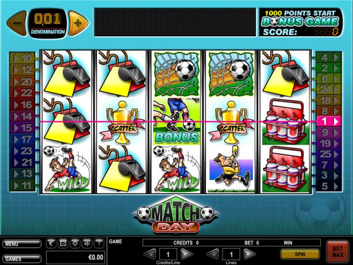 Match Day slot game screenshot