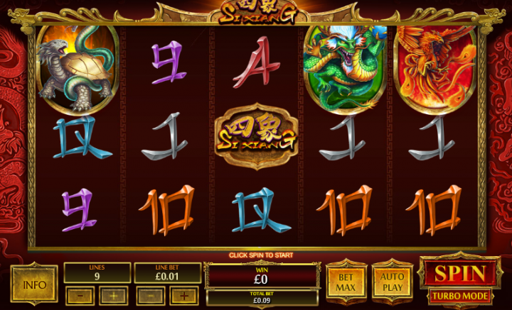 Si Xiang slot game screenshot