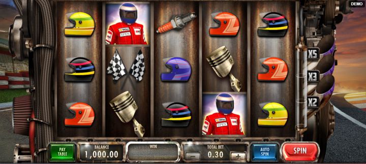 Speed Heroes video slot game screenshot