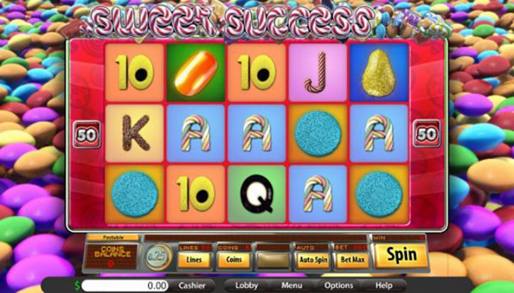 Sweet Success video slot game screenshot